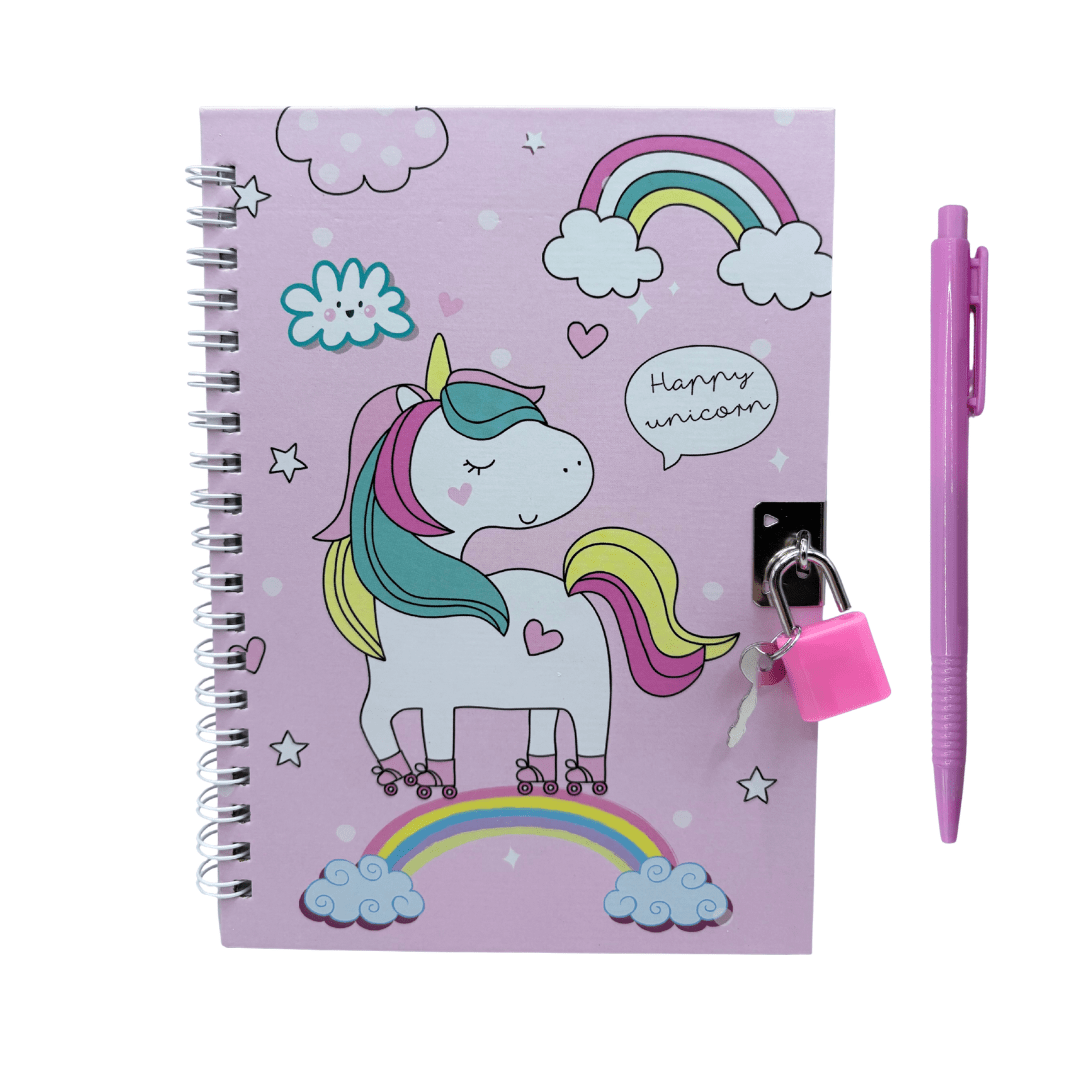 Diario de vida unicornio rosado1
