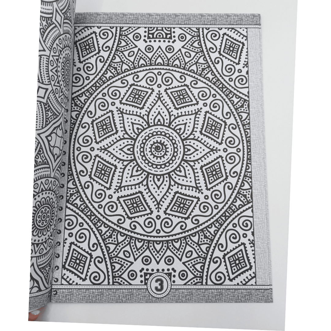 Set 4 Libros Mandalas Y Flores Para Pintar3