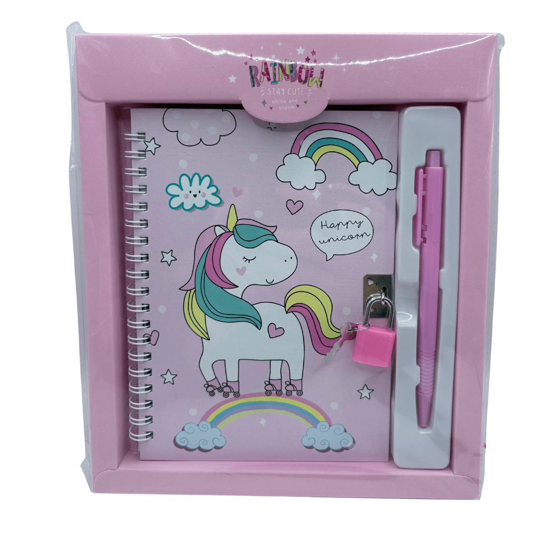 Diario de vida unicornio rosado2