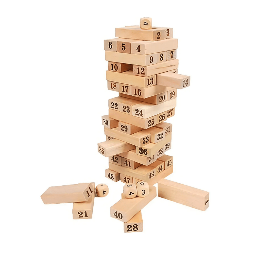 Juego De Jenga 54 Piezas Pequeño1