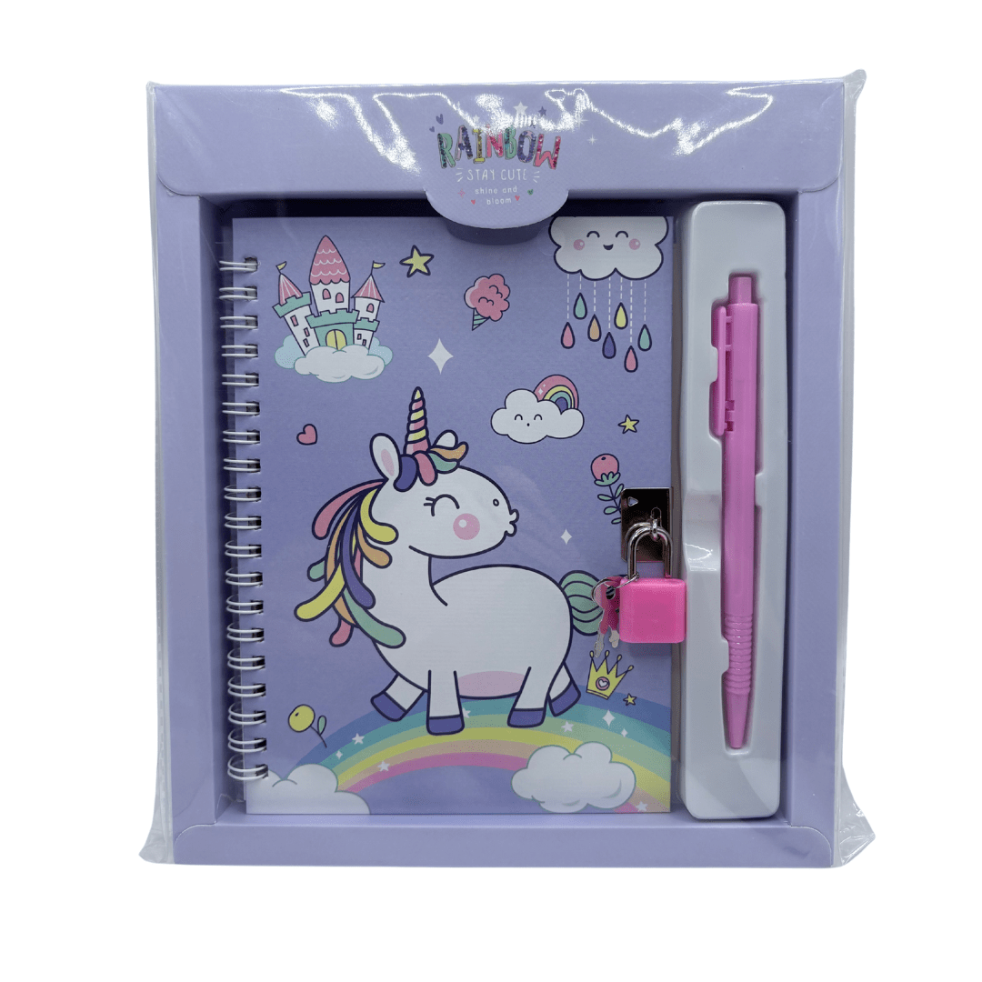 Diario de vida unicornio morado2