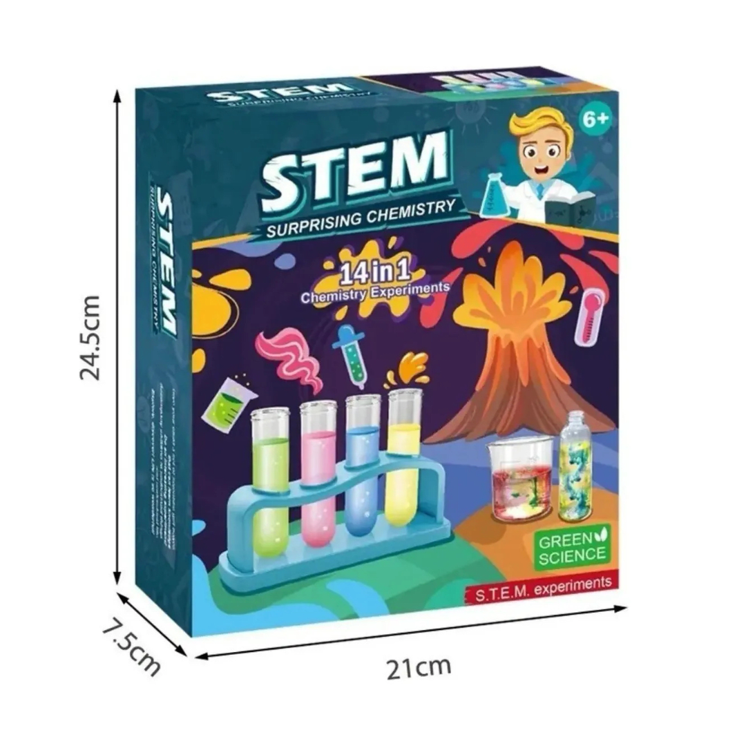 Juego De Quimica Ciencias Para Niños 14 Experimentos En 11