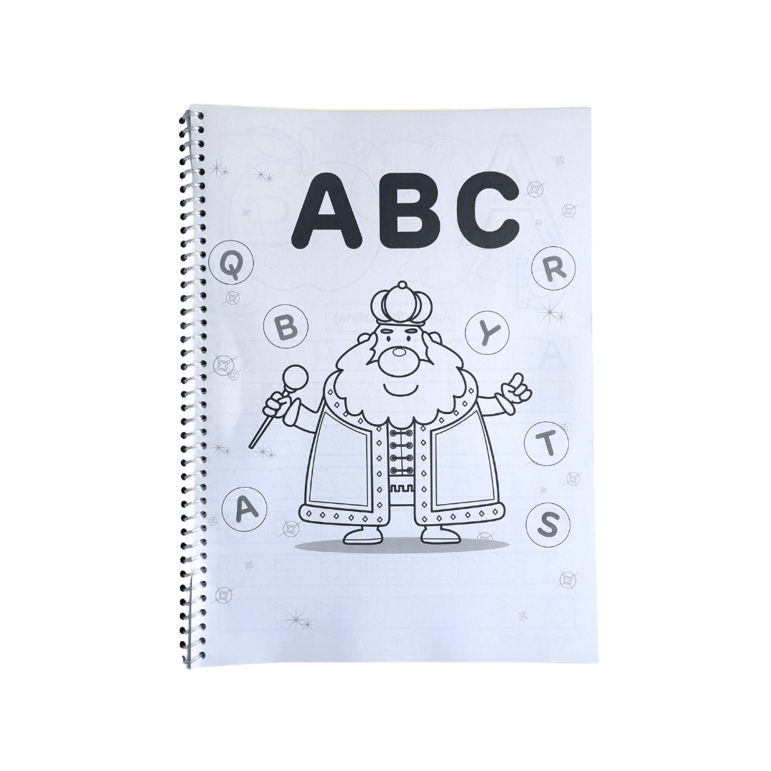 Libro Para Pintar Abc: Escribe Y  Colorea3