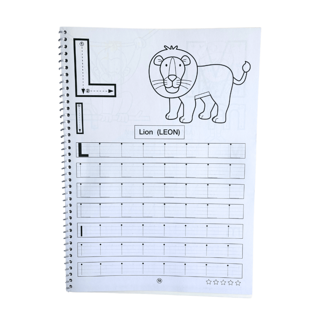 Libro Para Pintar Abc: Escribe Y  Colorea4