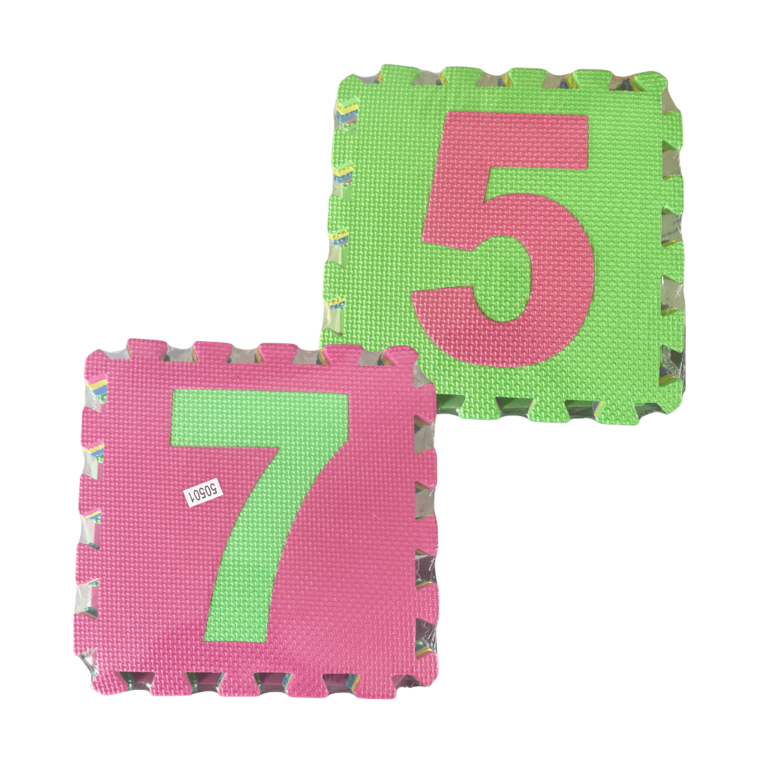 Alfombra Goma Eva Rompecabeza  Niños 10 Piezas Letras 29x29cm1