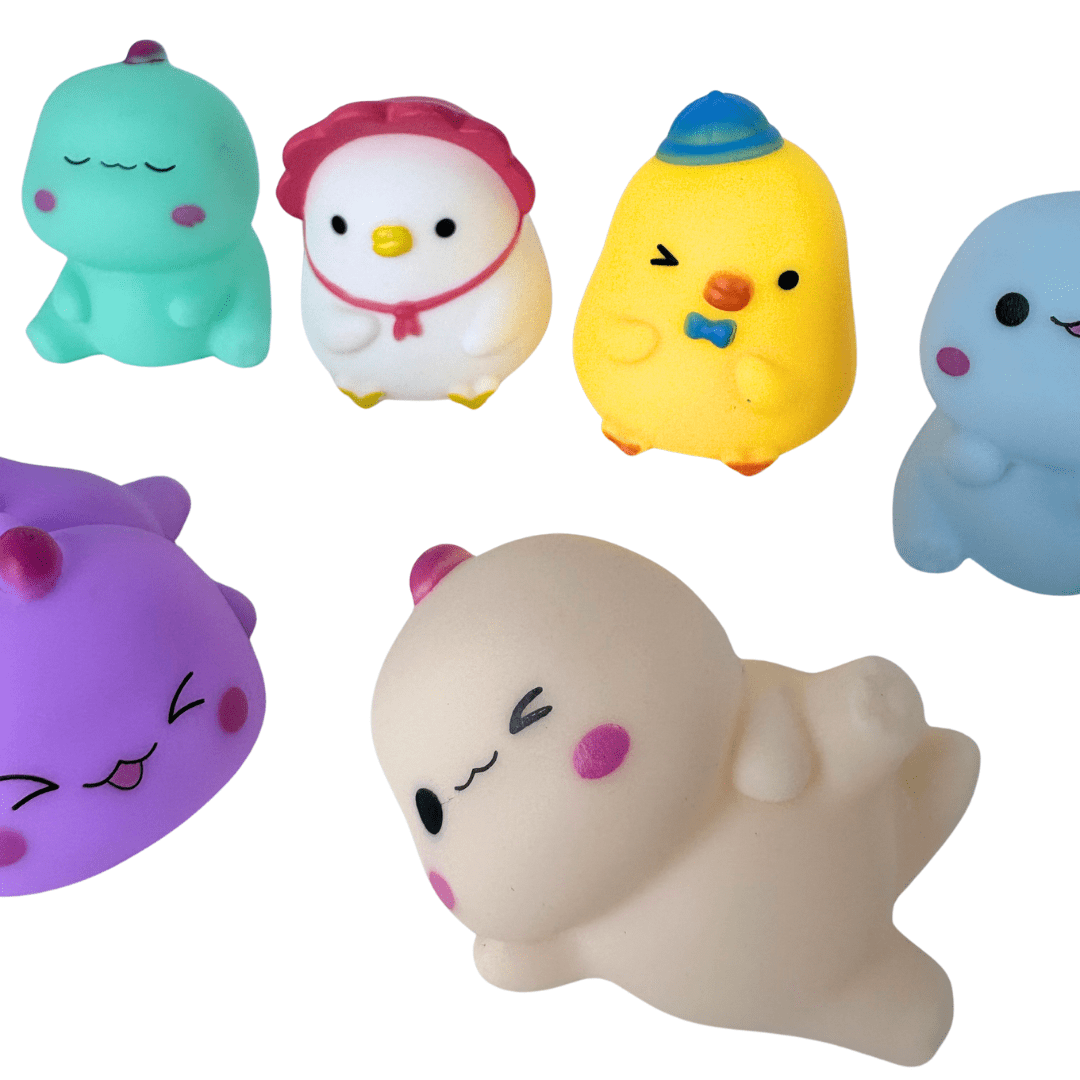 Pack 6 figuras para el baño1