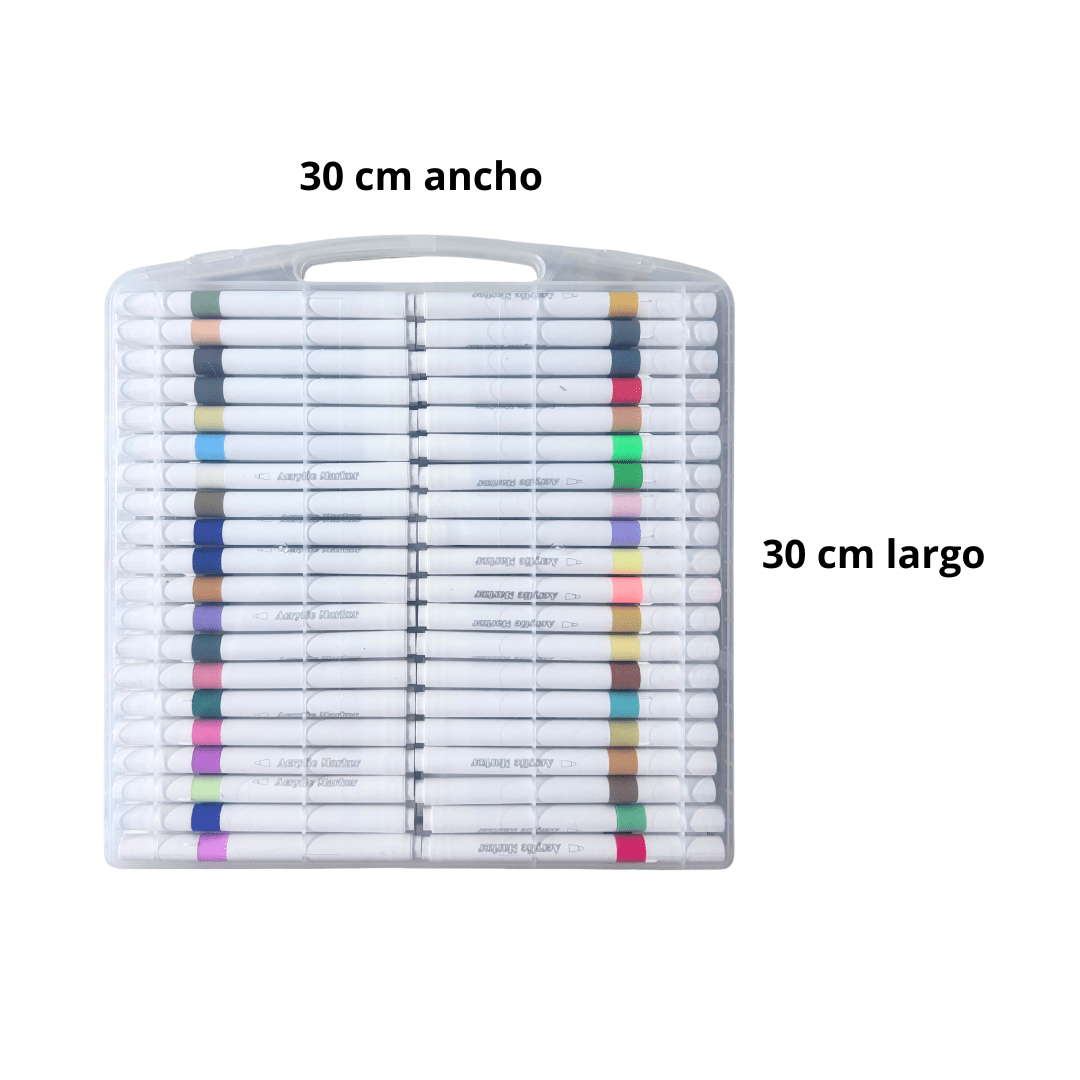 Estuche 80 lápices acrílicos3