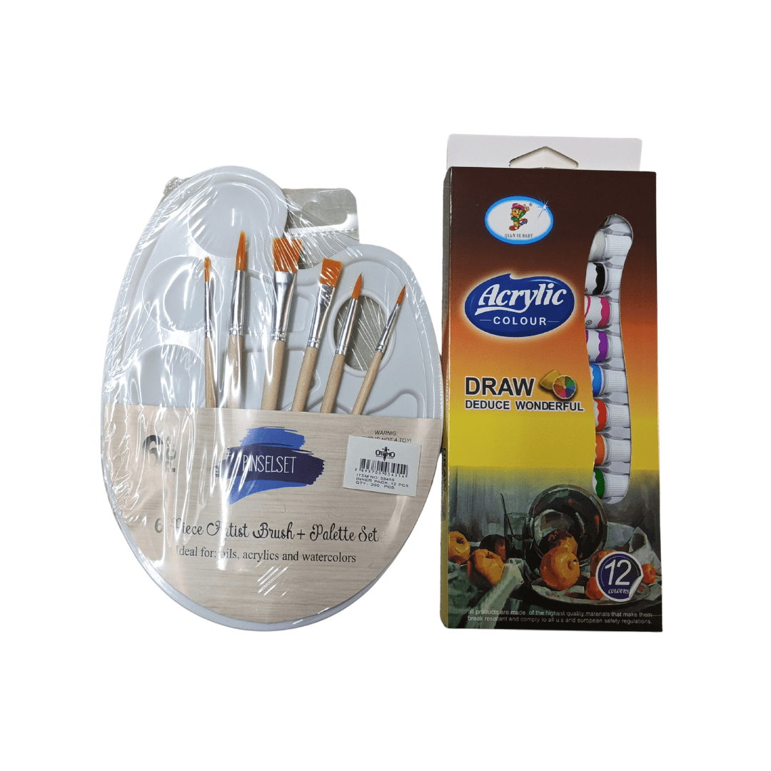 Set De Pintura Acrílica 12  Colores 12ml3