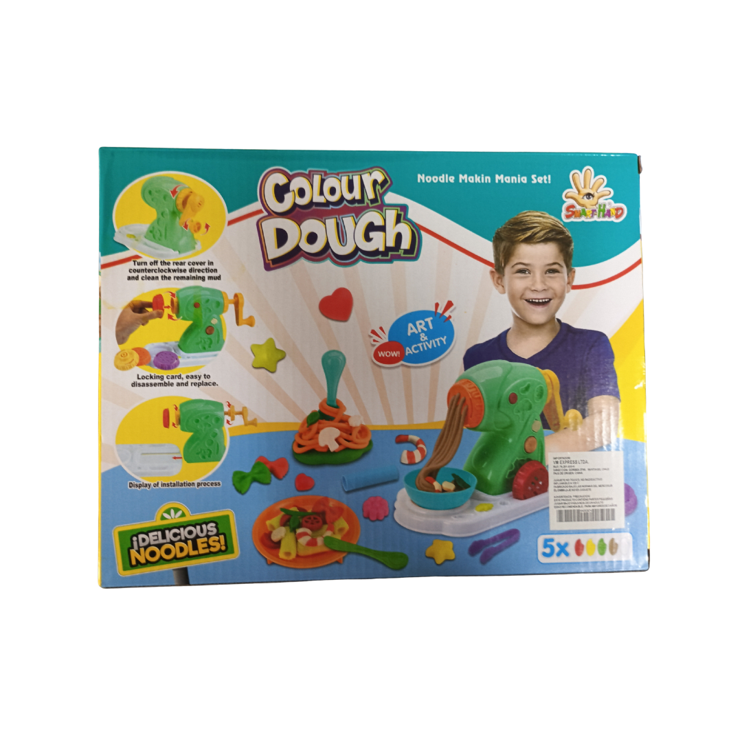Set De Juego Máquina De Pasta  Con Masas Y Moldes2