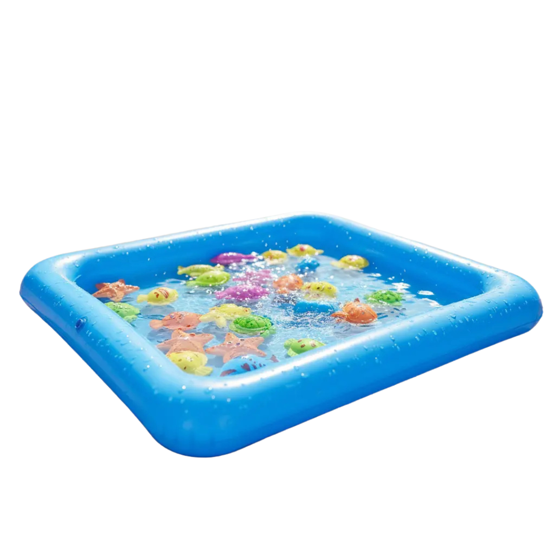 Pesca milagrosa con piscina inflable2