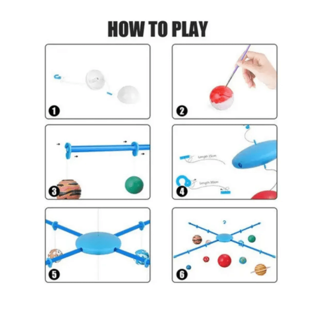 Kit Sistema Solar Para Armar Y  Pintar3