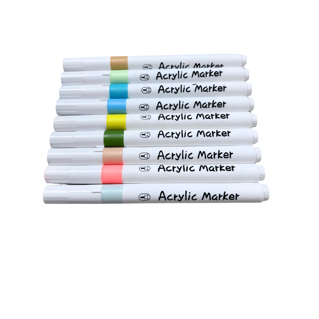 Set 60 Lápices Marcadores  Acrílicos Caja1