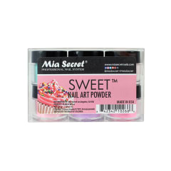 COLECCIÓN SWEET NAIL ART POWDER X6