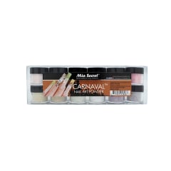 COLECCIÓN CARNAVAL NAIL ART POWDER X12