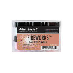 COLECCIÓN FIREWORKS NAIL ART POWDER X6