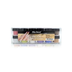 COLECCIÓN FIESTA NAIL ART POWDER X12