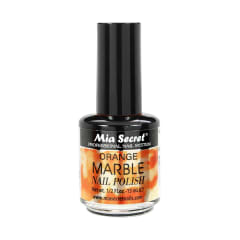 ORANGE MARBLE NAIL POLISH
