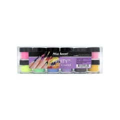 COLECCIÓN FRUITY NAIL ART POWDER X12