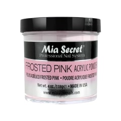 FROSTED PINK ACRYLIC POWDER 4 OZ
