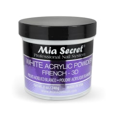WHITE ACRYLIC POWDER 8 OZ