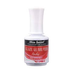 GLAZE GEL NAIL POLISH RUBY 0.5 OZ