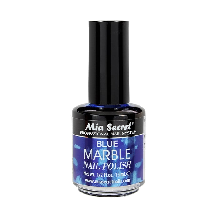 BLUE MARBLE NAIL POLISH2
