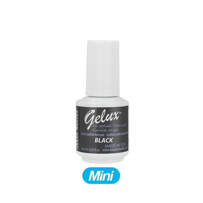 MINI GELUX BLACK MINI 0.25 OZ2