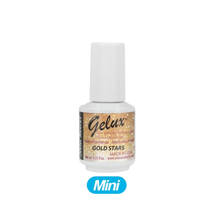 MINI GELUX GOLD STARS 0.25 OZ1