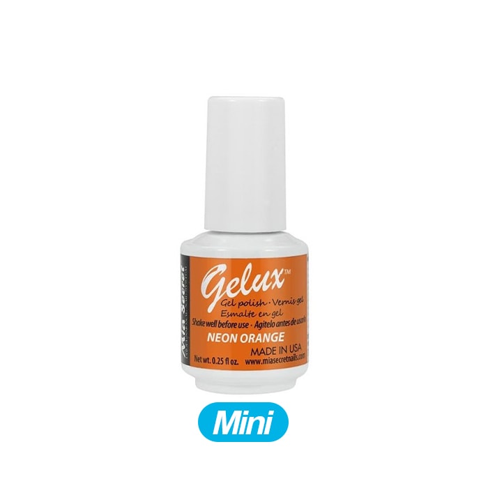 MINI GELUX NEON ORANGE 0.25 OZ2
