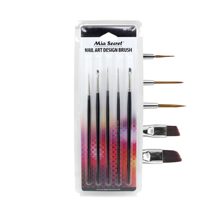 PINCEL NAIL ART SET 5PZ1