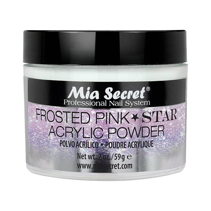 STAR FROSTED PINK ACRYLIC POWDER 2 OZ2