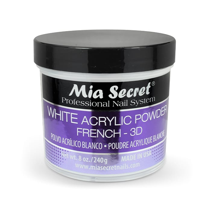 WHITE ACRYLIC POWDER 8 OZ1