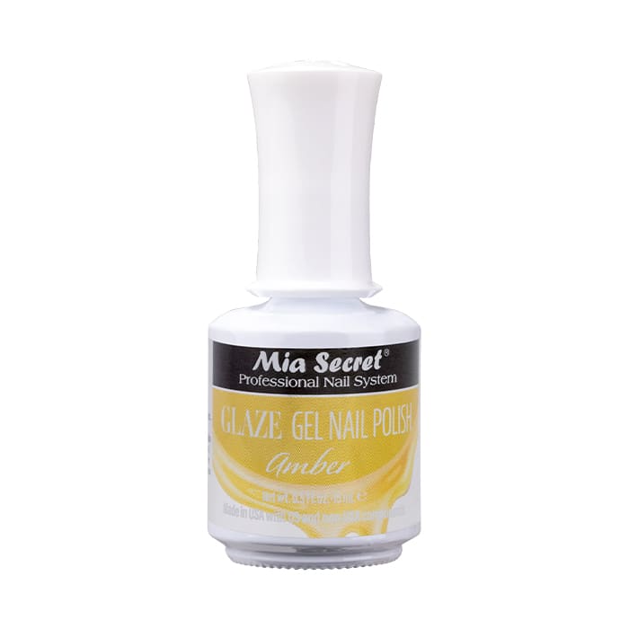GLAZE GEL NAIL POLISH AMBER 0.5 OZ3