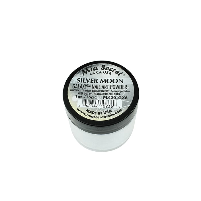 SILVER MOON GALAXY NAIL ART POWDER 1 OZ1