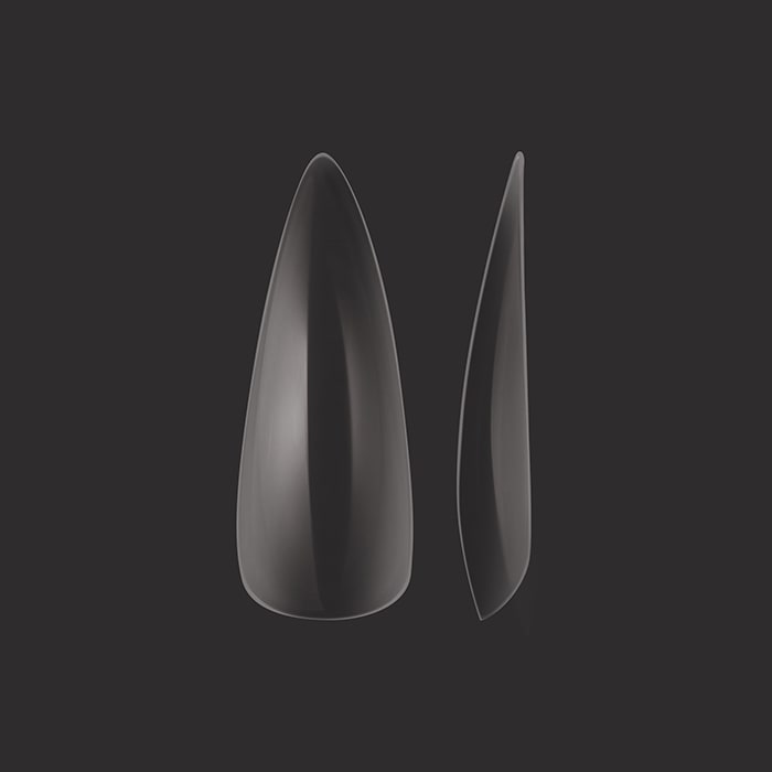 GEL TIPS STILETTO CLEAR 120 NAILS1