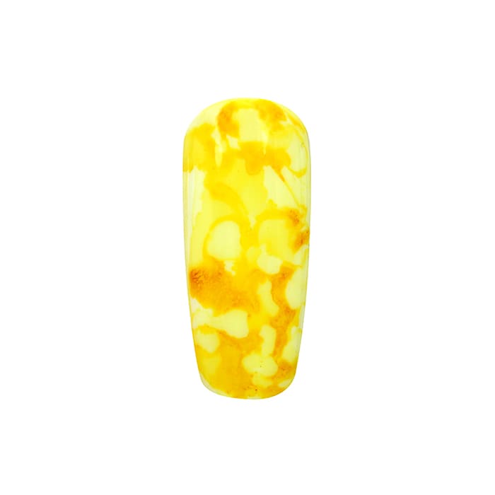 YELLOW MARBLE NAIL POLISH1