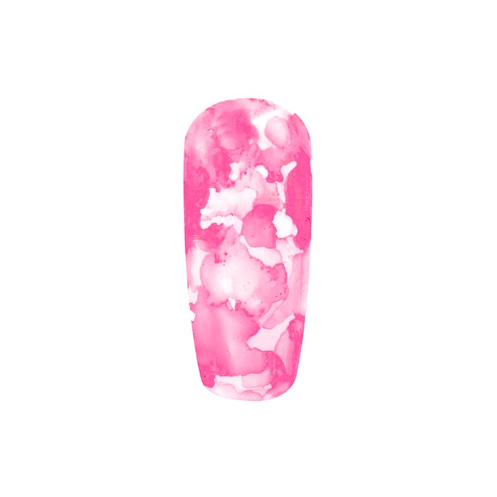 NEON PINK MARBLE NAIL POLISH1