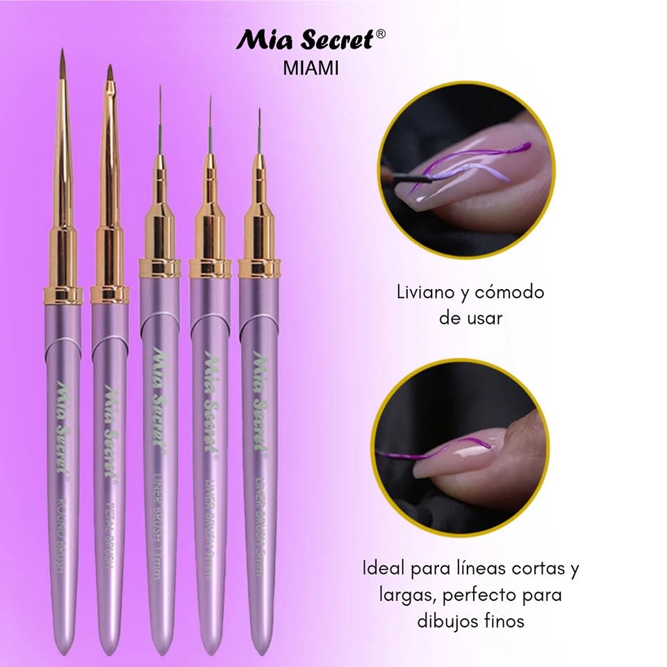 NAIL ART BRUSH LINER BRUSH 5 MM1