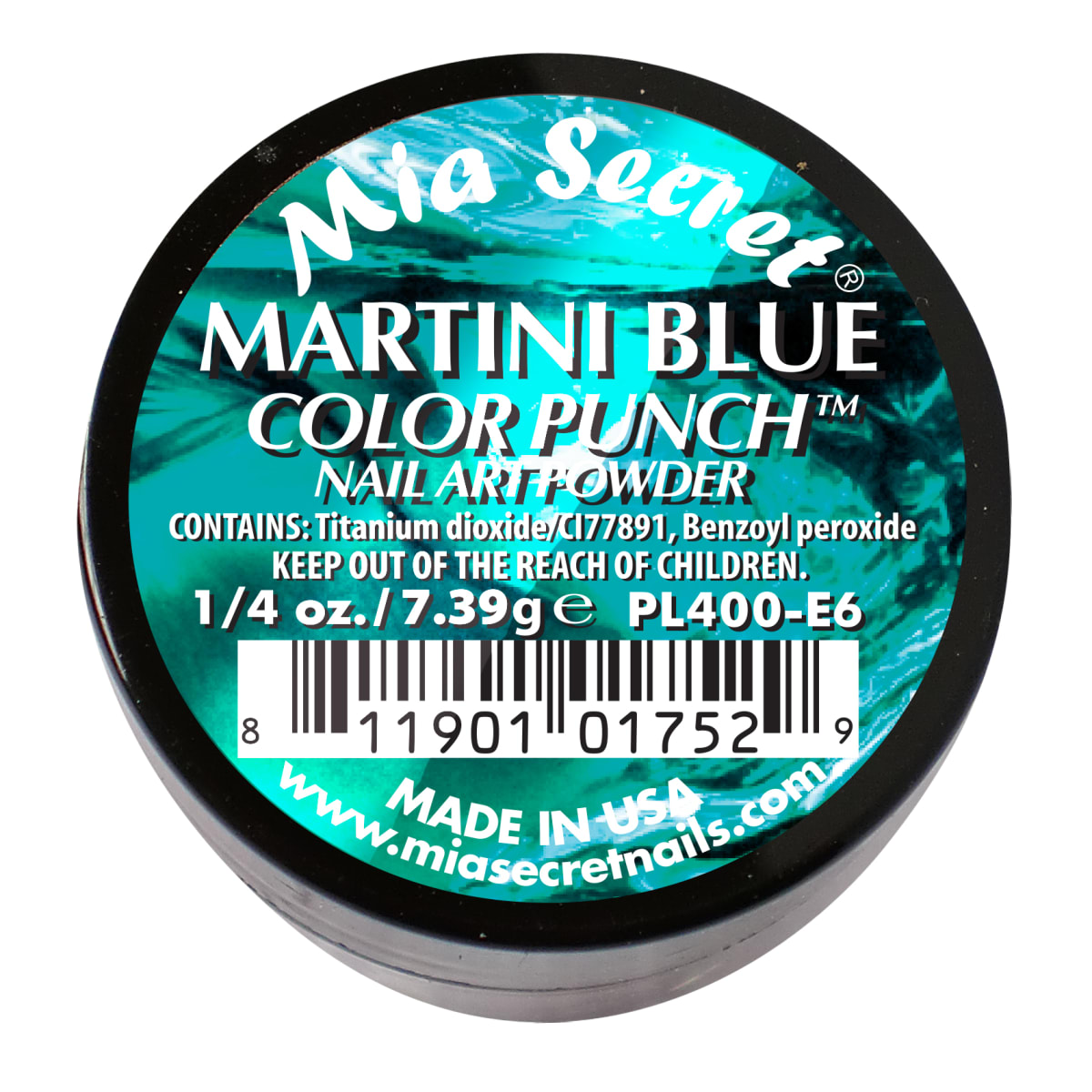 MARTINI BLUE COLOR PUNCH NAIL A1