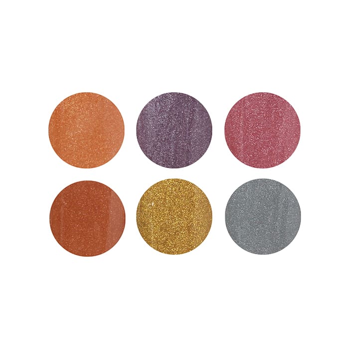 COLECCIÓN METALLIC NAIL ART POWDER X61