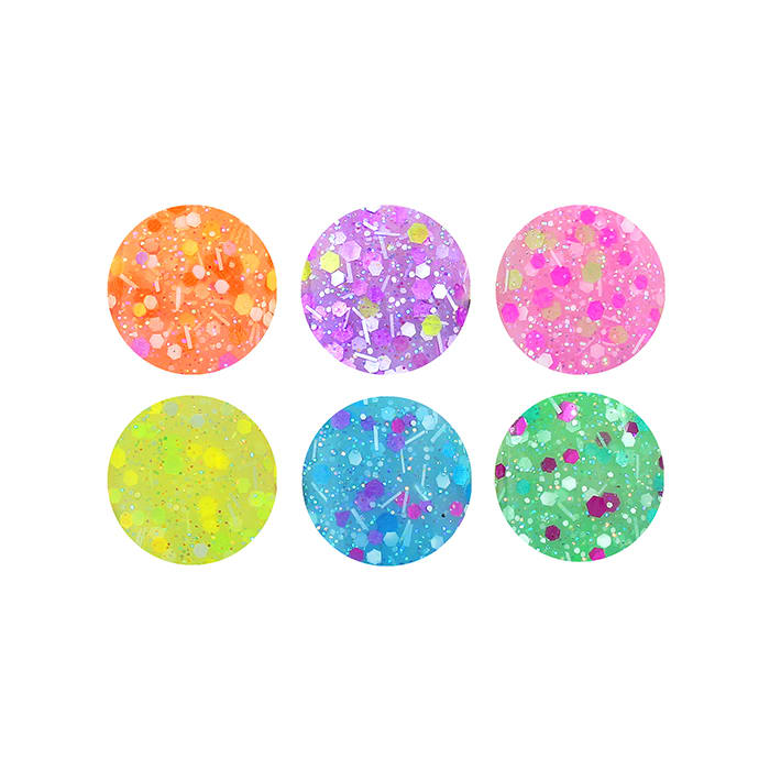 COLECCIÓN FIREWORKS NAIL ART POWDER X61