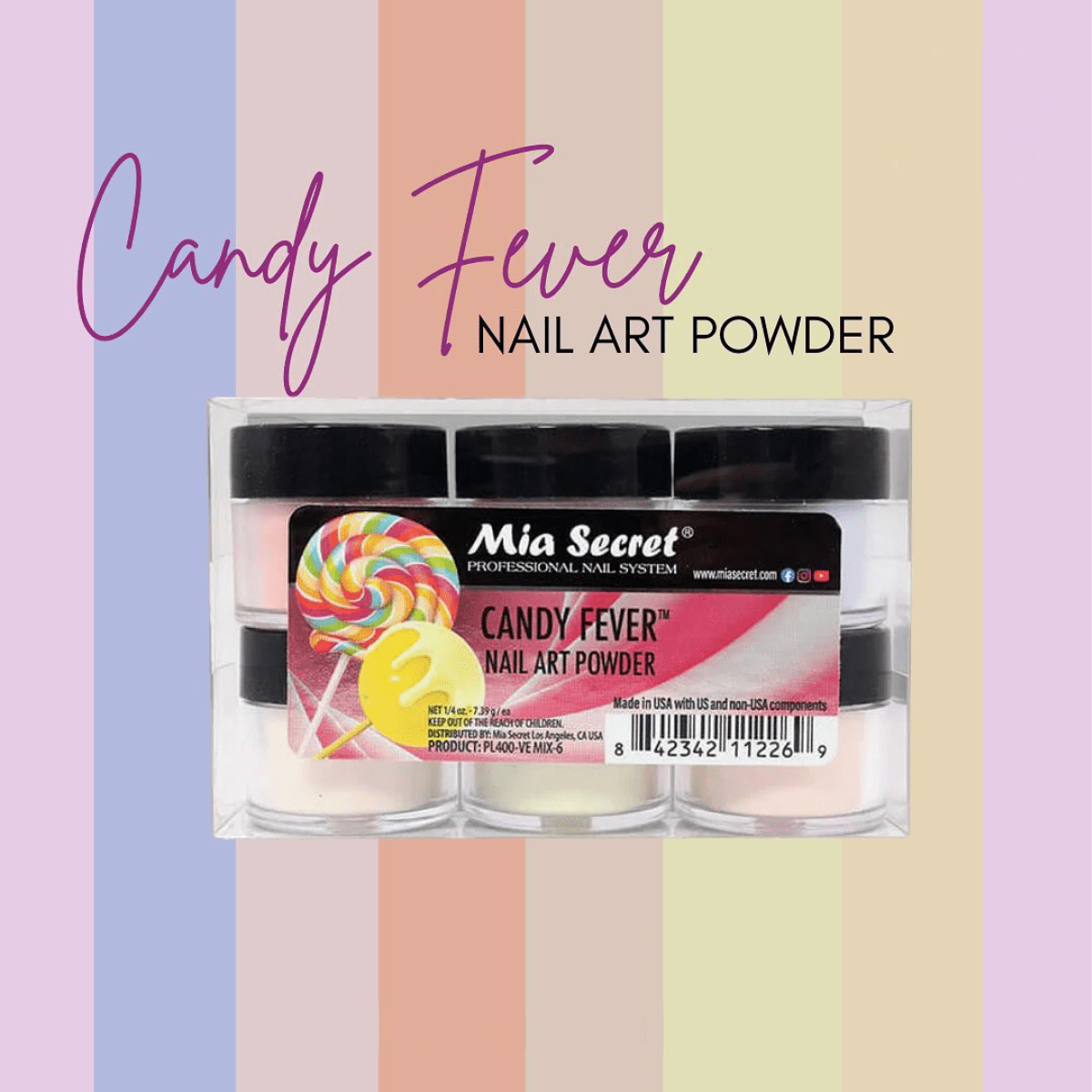 CANDY FEVER COLLECTION 1/4 OZ (6 COLOR)2