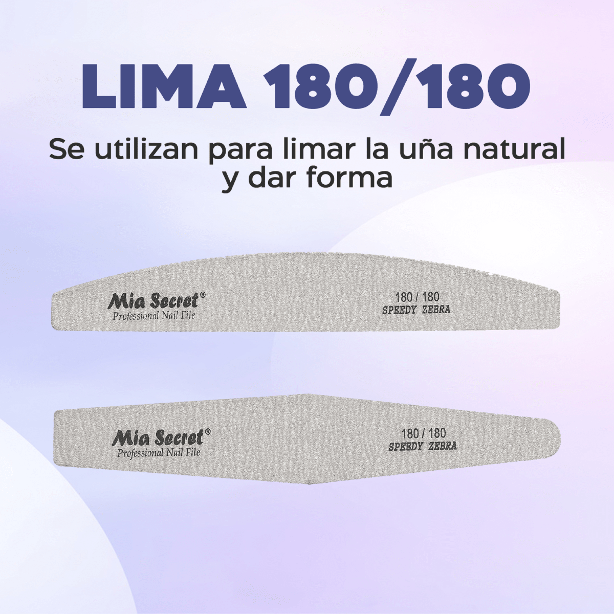 LIMA MEDIA LUNA ZEBRA 180/1801