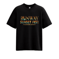 Polera Exclusiva – Edición Runway Sunset Fest (Negro)