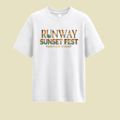 Polera Exclusiva – Edición Runway Sunset Fest (Blanca)