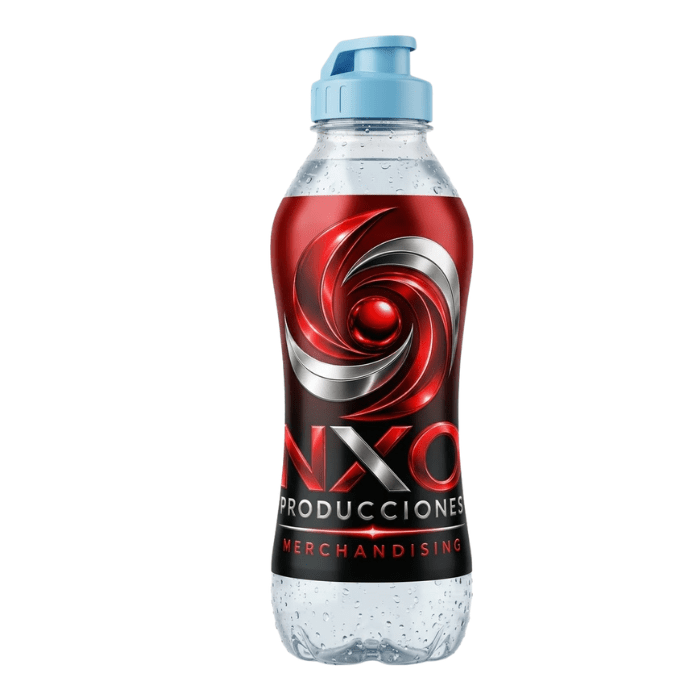 Botella de Agua Exclusiva – Edición Corporativa NXO Producciones1
