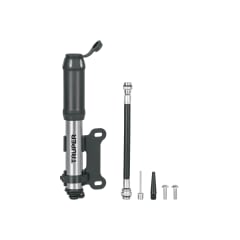 Inflador Portatil Para Bicicletas Y Pelotas 85 Psi Truper Color Negro