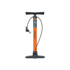 Inflador De Pie Manual Bici Pelota Auto 3 Picos Truper 14863 Color Naranja