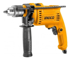 Taladro Percutor 680w Profesional Ingco Concreto Madera Rack Color Amarillo Frecuencia 50 Hz/60 Hz
