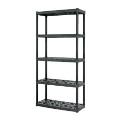 Estante Repisas Polipropileno 5 Niveles Truper 19943 Negro 340kg